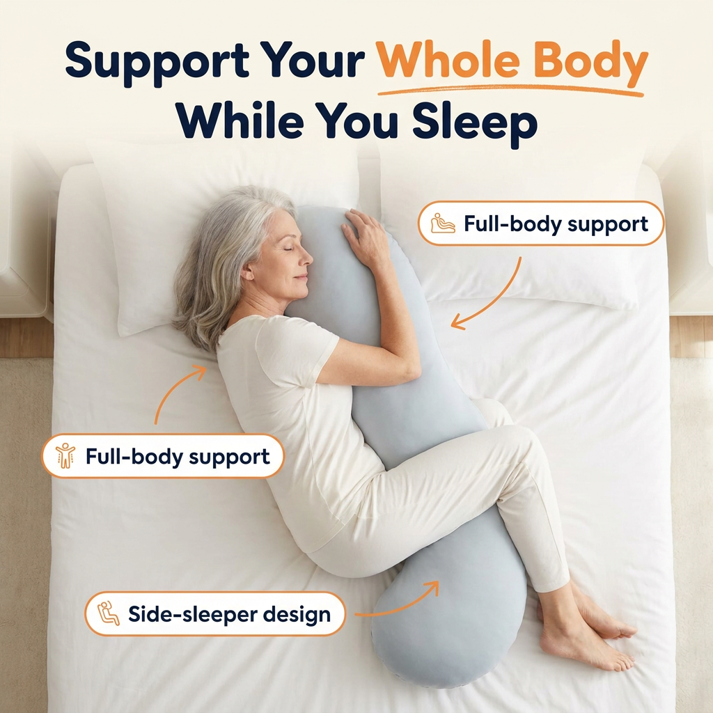 CYPRA Align Body Pillow for Side Sleepers