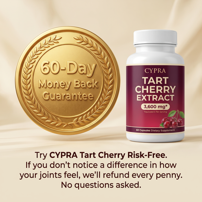 CYPRA TartCherry Guarantee RiskFree PDP v1a