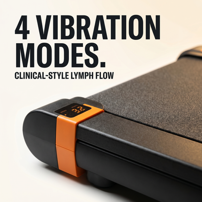 2-in-1 Walking Pad + Vibration Plate — 10K Steps + Lymphatic Flow at Home
