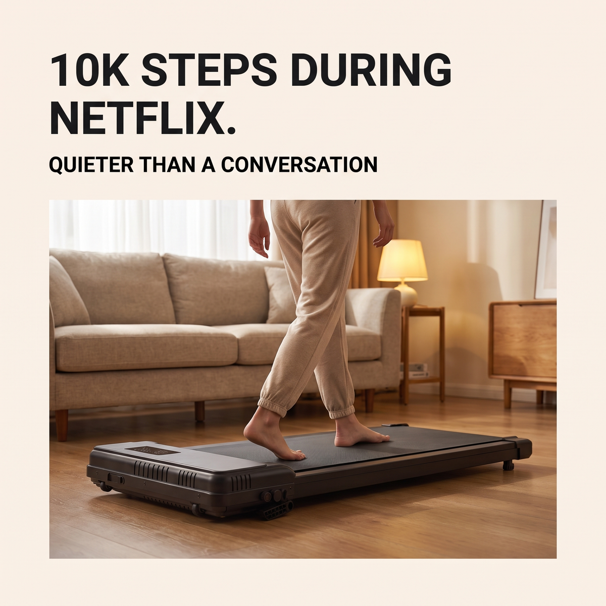 cypra slide 10k steps during netflix