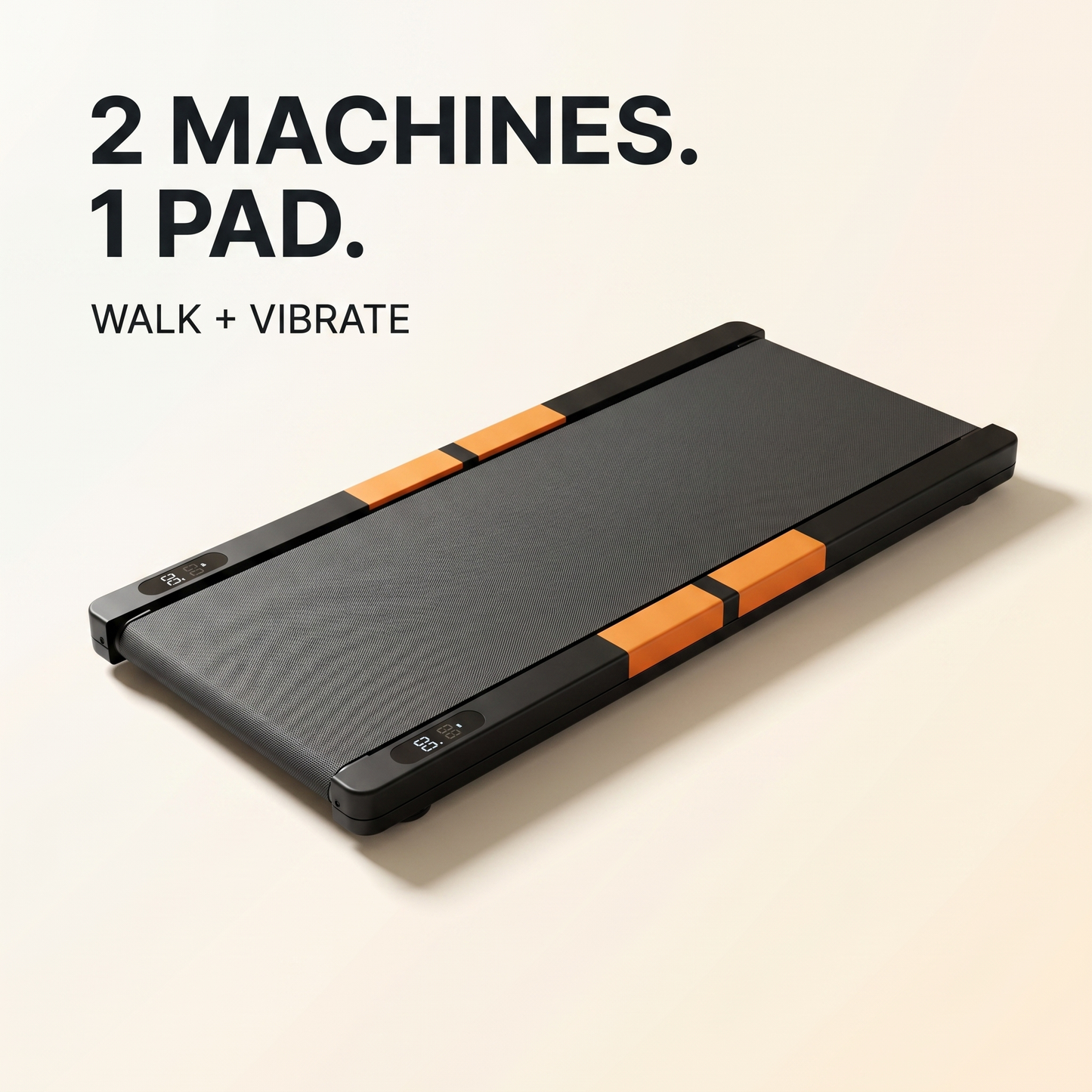 2-in-1 Walking Pad + Vibration Plate — 10K Steps + Lymphatic Flow at Home
