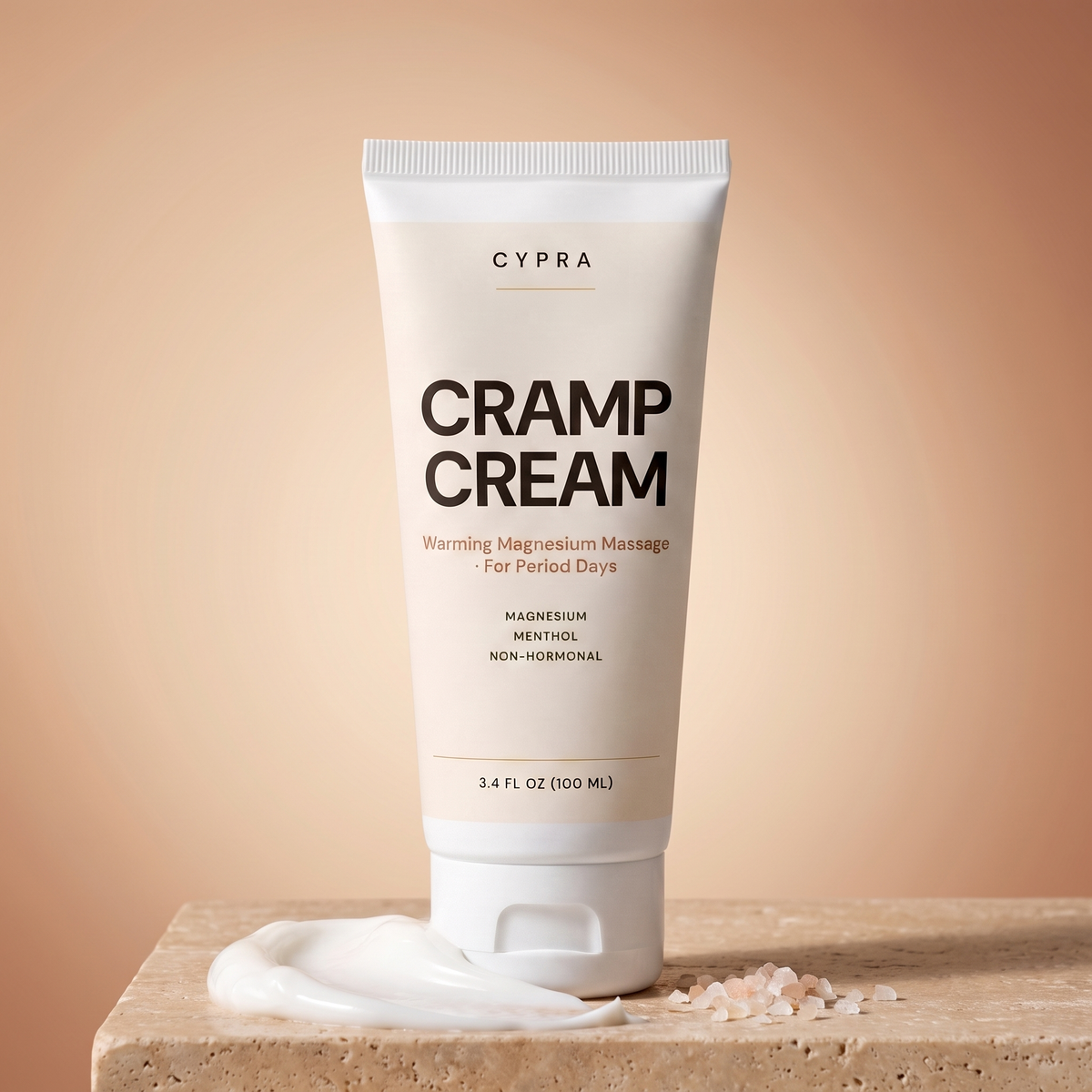 CYPRA Cramp Cream — warming magnesium massage cream tube