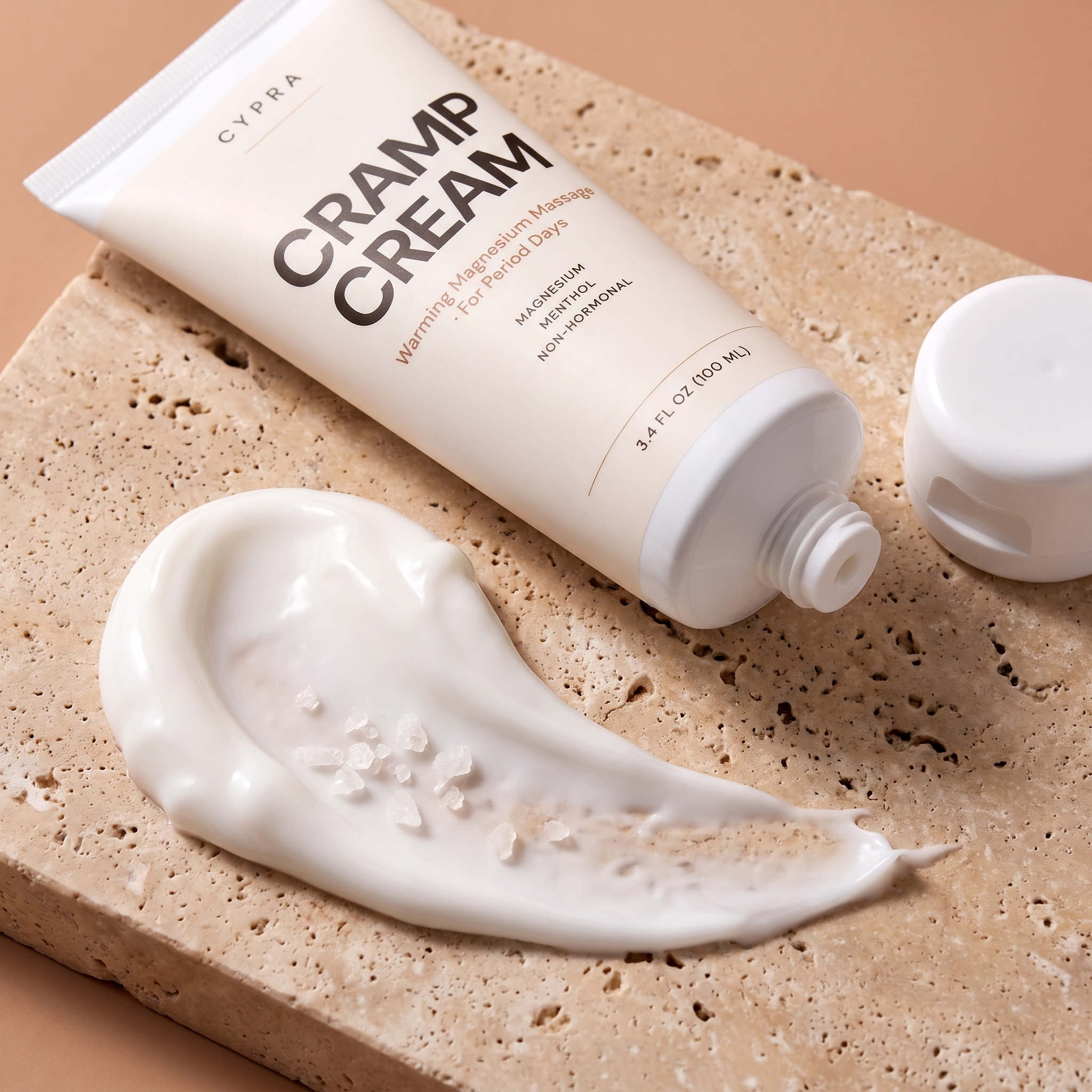 CYPRA Cramp Cream texture swoosh